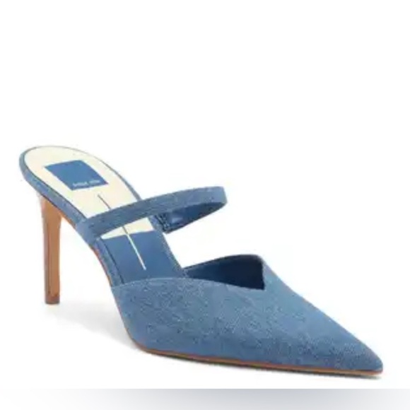 Dolce Vita Kanika Denim Pointed-Toe Heels Size 9 brand new - Picture 5 of 13